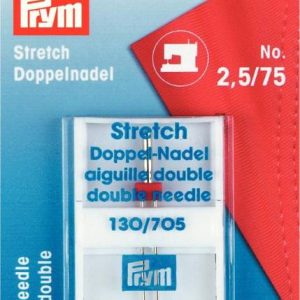 154910 - Double Sewing Machine Needles Sys. 130/705 STRETCH 75/2.5