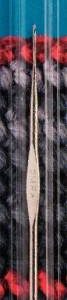 175851 - Crochet Hooks for Thread w/o. handle steel 0.60mm silver col
