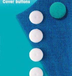 323234 - Cover Buttons plastic 11 mm white