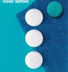 323235 - Cover Buttons plastic 15 mm white