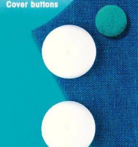 323237 - Cover Buttons plastic 22 mm white