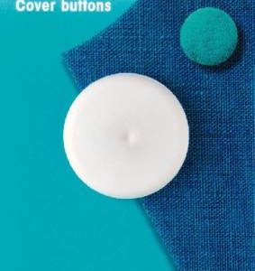 323238 - Cover Buttons plastic 29 mm white