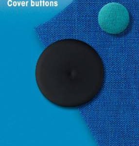 323259 - Cover buttons plastic 29 mm black