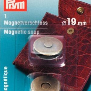 416482 - Magnetic snap 19 mm antique brass