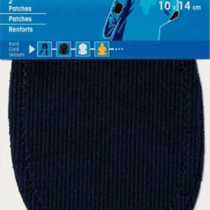 929321 - Patches Cord for ironing 10 x 14 cm navy blue