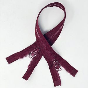 Bordeaux 2 Way Open End Chunky Nylon Zips in 7 Sizes - CKZIP2W