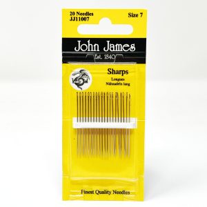 JJ11007e John James sharps needles size 7