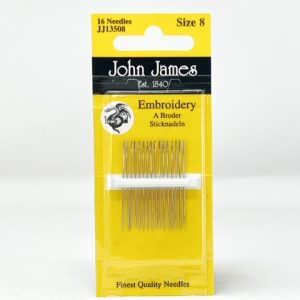 JJ13508E - Embroidery needles size 8
